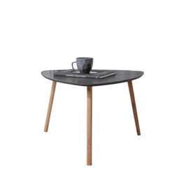 Malme Extra Large Outdoor Side Table for Balcony & Patio in Storm Grey White Dark Grey Extra Large 1