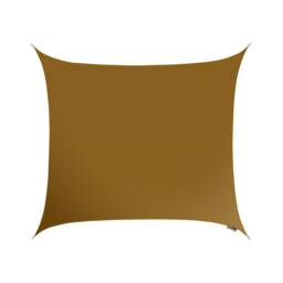 3.6m Square Water Resistant Mocha Brown Sun Shade Sail