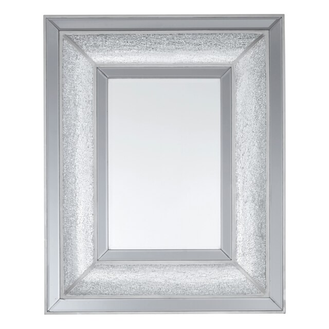 Orsina Glass Mosaic Wall Mirror, Antique wall Mirror with Bevelled Edges, Modern Wall Mirror For Living Room