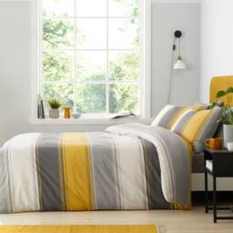 Fusion Betley Duvet Cover Set Ochre