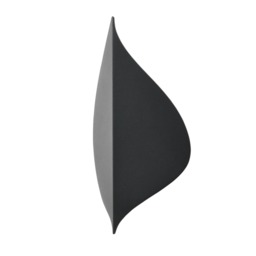 BHS Lesley Outdoor LED Leaf Style Wall Light, Anthracite