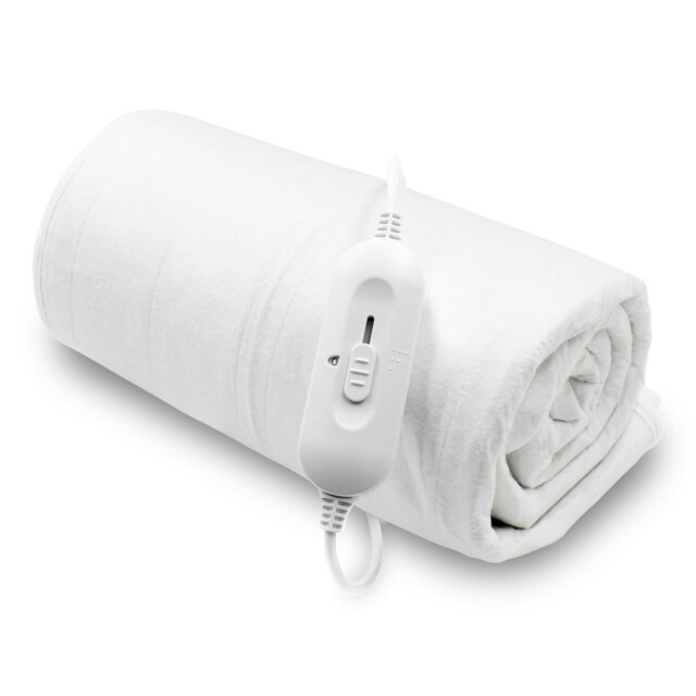 Purus King Size Electric Under Bed Blanket Fitted Ties White White Not provided 1