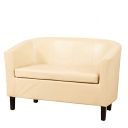 Meriden 2 Seat Tub Sofa Cream