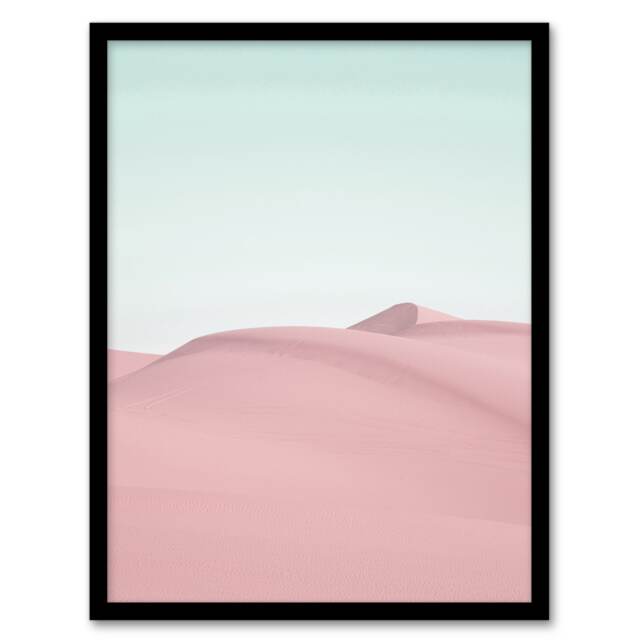 Carol M Highsmith Sand Dunes in Southern California Framed Wall Art Print A4