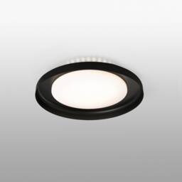 Dolme LED Flush Ceiling Light Black