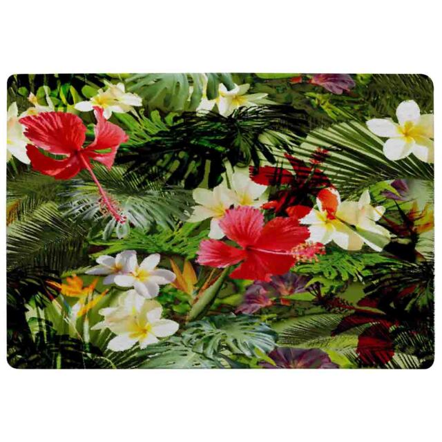 Tropical Foliage Rug Multi