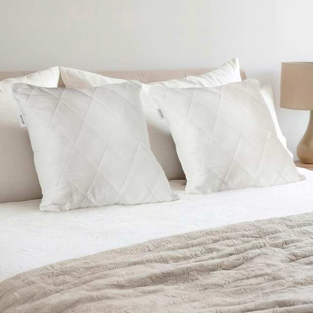 Silentnight Quilted Cushion Pads 2 Pack Extra Deep Filled Inserts Scatters