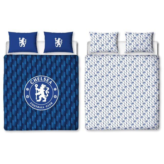 Chelsea FC Geometric Double Duvet Cover