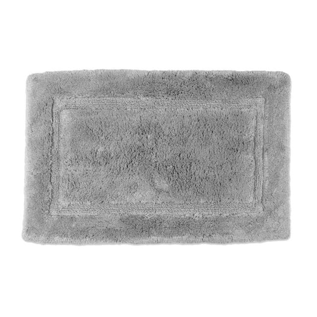Marlborough Bamboo Cotton Bath Mat - Silver Grey
