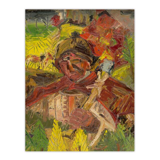 Lumberjack Abstract Portrait Kubincan Huge Wall Art Poster Print