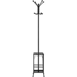 Yaheetech Metal Standing Coat Hat Rack w/Umbrella Holder