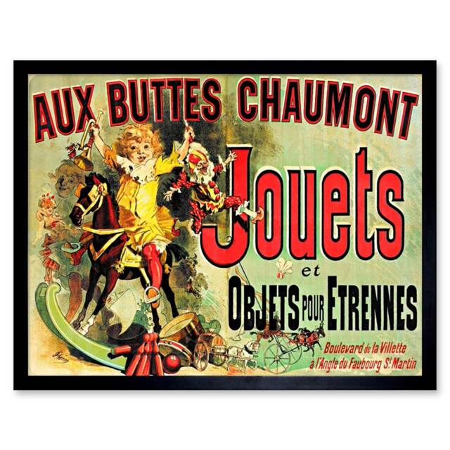 Aux Buttes Chaumont Jouets French Monica's Apartment Friends Framed Wall Art Print