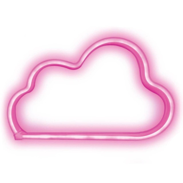 Haven Cloud Neon LED Wall-Mounted Light - Soft Pink Decorative Hanging Lamp