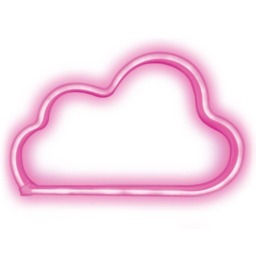 Haven Cloud Neon LED Wall-Mounted Light - Soft Pink Decorative Hanging Lamp