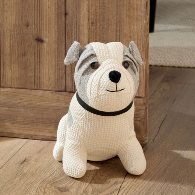 Betsie Dog Waffle Weave Door Stop Cream Natural One Size 1