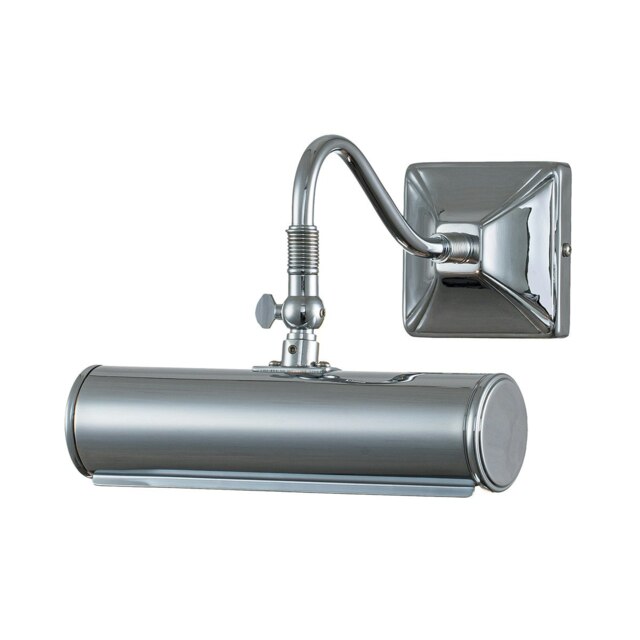 Picture Light 1 Light Small Picture Wall Light Polished Chrome, E14