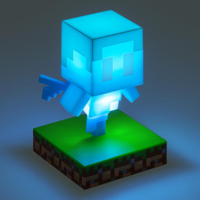 Minecraft Allay Desk Light, Officially Licensed LED Night Light for Bedroom or Playroom Decor, Gaming Gift, Paladone