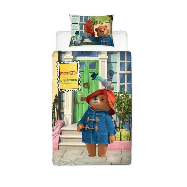 Paddington Bear Friends Reversible Duvet Cover Set - Multicoloured - Single Multi Single