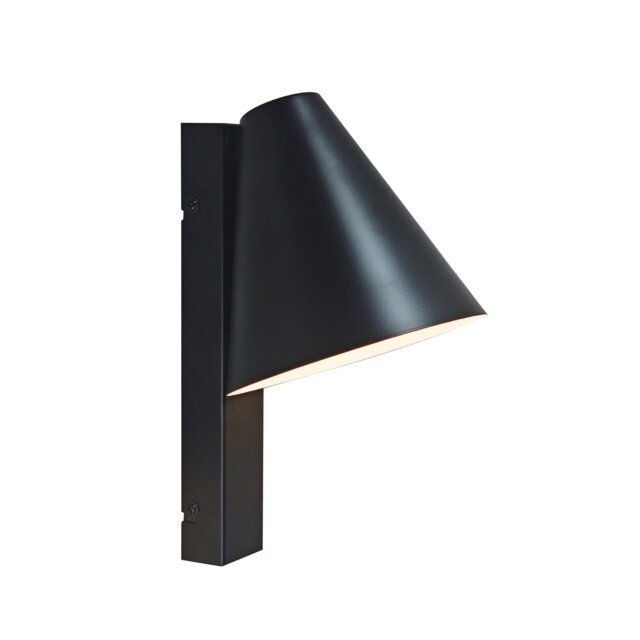 Nordlux Wilmer Indoor Wall Light Black Metal Sensor E14 USB-C - Plug In or Mains Powered , IP20 Black Black