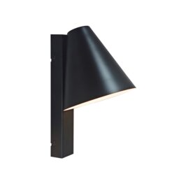 Nordlux Wilmer Indoor Wall Light Black Metal Sensor E14 USB-C - Plug In or Mains Powered , IP20 Black Black