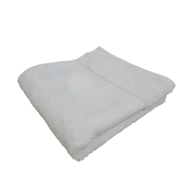 Towel City Printable Border Organic Bath Towel - White - One Size (UTRW9694)
