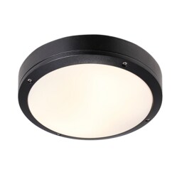 Nordlux Desi Outdoor Ceiling Light Black Aluminium E27 Ceiling or Wall Mounting - Mains Powered, IP44