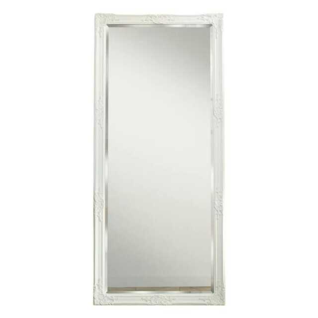Highbury Rectangle Leaner Mirror White H 165cm X L 74cm 1