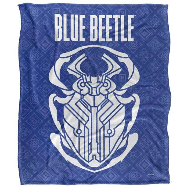 Blue Beetle Repeat Print Blanket - Multicoloured - One Size