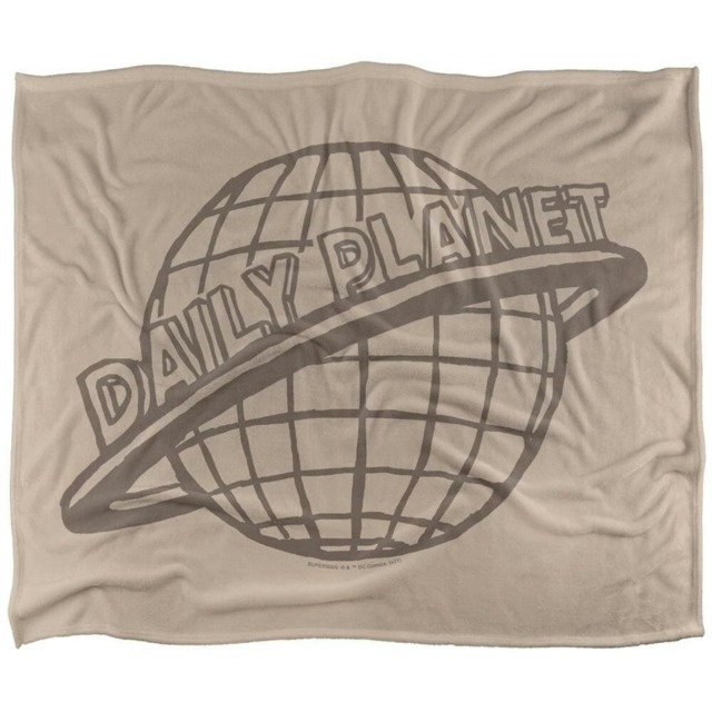 Superman Daily Planet Blanket - Multicoloured - One Size
