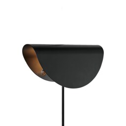 Nordlux Model Indoor Wall Light Black Metal Sensor E14 Retro - Plug In or Mains Powered , IP20 Black Black