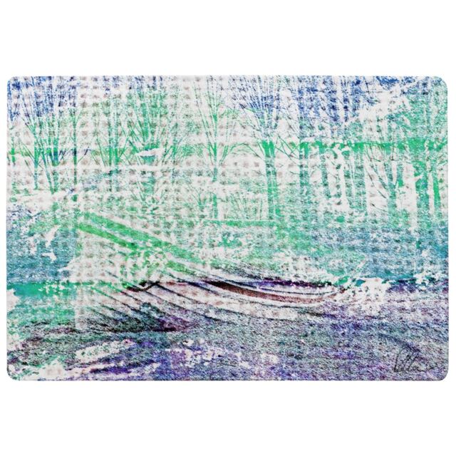 Washed Up Blue Rug Multi