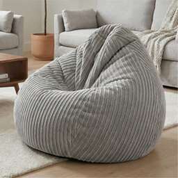 rucomfy Jumbo Cord Slouchbag - Indoor Classic Bean Bag for Adults