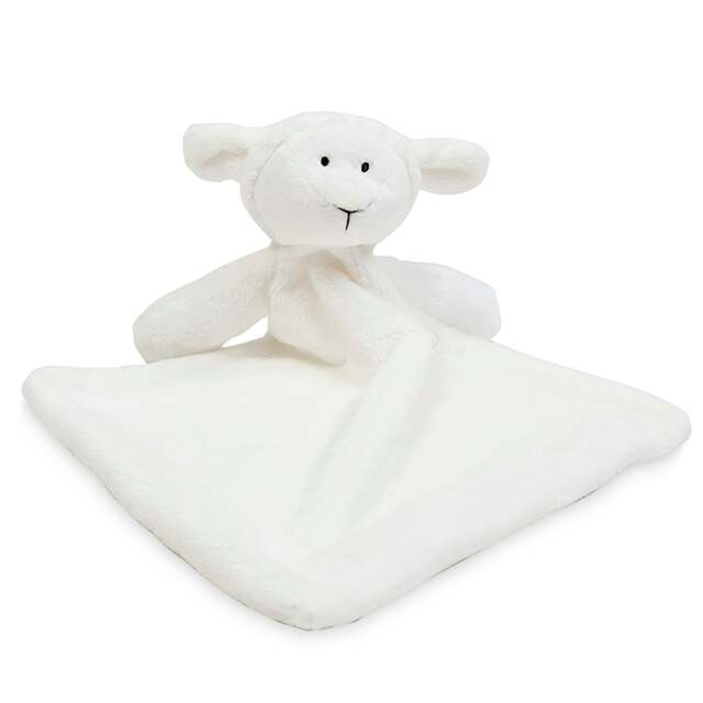 Mumbles Unisex Lamb Snuggy Plush Fleece Comforter / Blanket - Cream - M