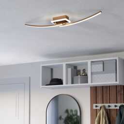EGLO Lungolago Bronze Steel Minimalist Ceiling Light