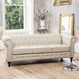 Richland 3 Seat Sofa - Cream