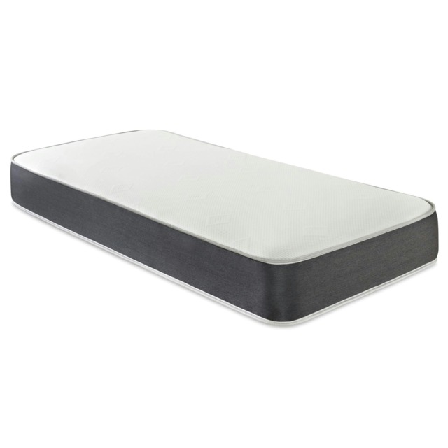 Linear Cool Touch Hybrid Mattress - 20cm Deep, Soft Firmness Grey European Single