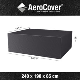 Platinum AeroCover Waterproof and Breathable Ripstop Polyester Garden Furniture Cover W130 x D130 x H85 cm