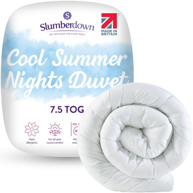 Slumberdown Cool Summer Nights Duvet, 7.5 Tog, King