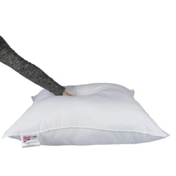 Homescapes Microfibre Euro Continental Square Pillow - 80cm x 80cm White