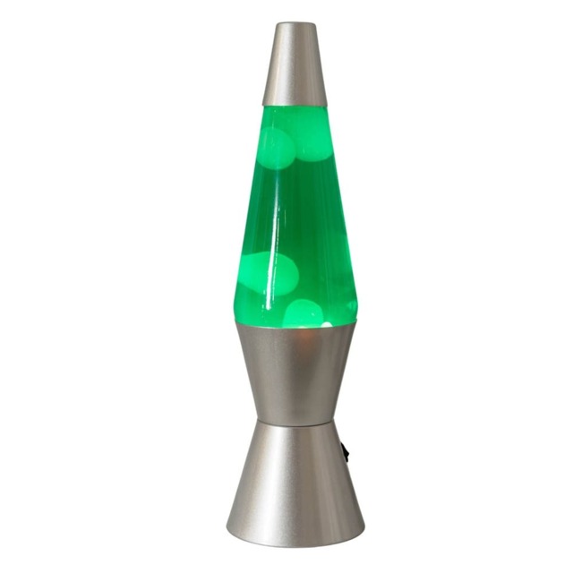 ValueLights Razzo Lava lamp Clear Silver Illuminated Decoration