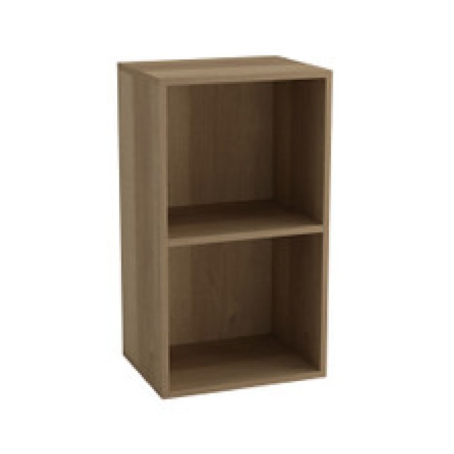 Wooden Bookcase Shelving Display Storage Shelf Unit Wood Shelves Multi Oak - 2 Shelf 1