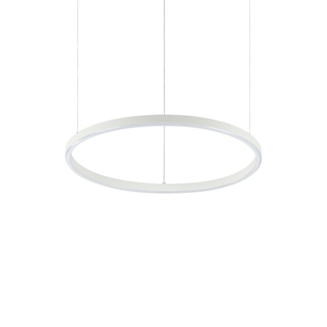 Oracle Slim 50cm Non Dim 3000K Round Integrated LED Circle Ceiling Pendant Lamp White