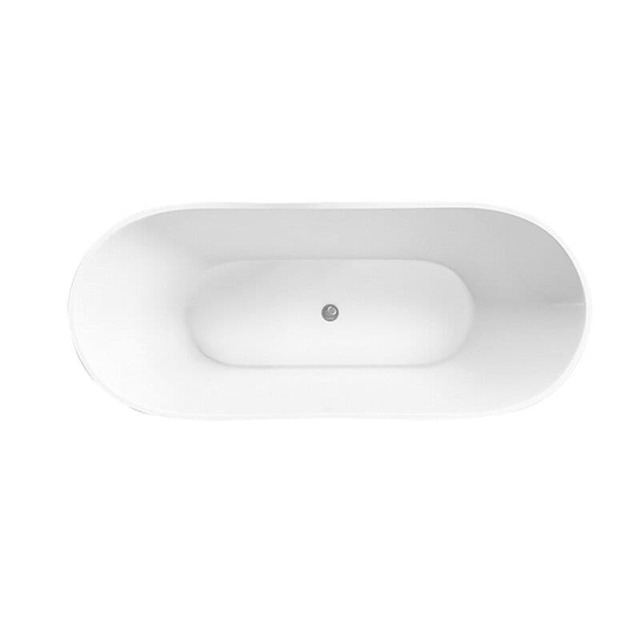 Balterley Modern Freestanding Acrylic Bath White White