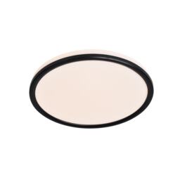 Nordlux Liva Smart Indoor Ceiling Light Black Plastic Intergrated LED Smart - Mains Powered, IP54