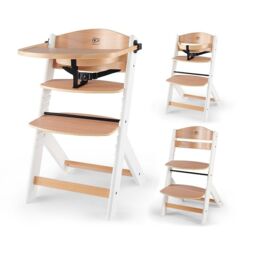 Kinderkraft Enock High Chair for Baby and Toddler - Natural White