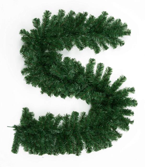 2m/200cm Green Christmas Garland Alaskan Pine for Fireplaces Home Wall Door Stair Artificial Xmas Tree Garden Yard Decorations Gar