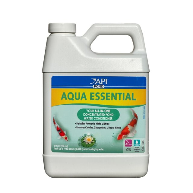 946ml API Pond Aqua Essential Concentrated Pond Water Conditioner for Chlorine, Ammonia & Nitrite Removal Pond Water Treatment