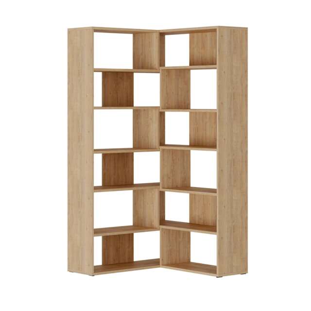Decortie Molly Bookcase 94x30x179cm Oak