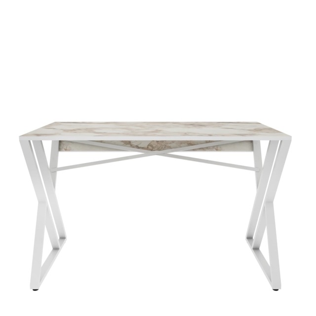 Decorotika Gyza Study and Writing Desk Metal Legs - W 120 cm x H 75 cm x D 60 cm