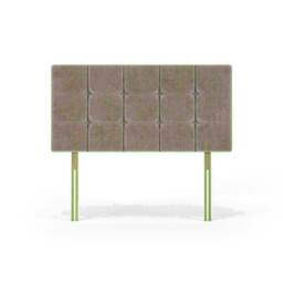 Valencia Mink Naples Velvet Headboard Single Multi
